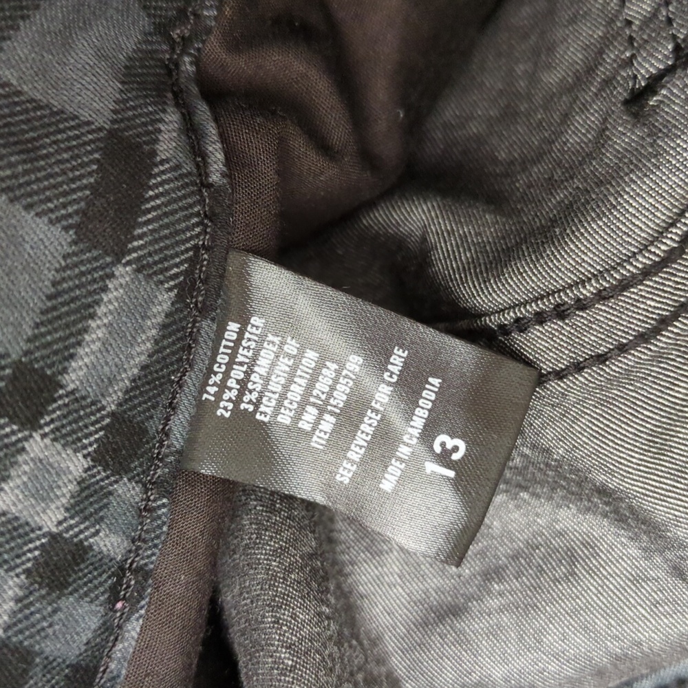 Hot Topic Hi-rise Super skinny Plaid Jeans with Suspenders - Picture 8 of 9